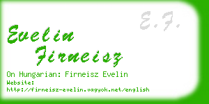 evelin firneisz business card